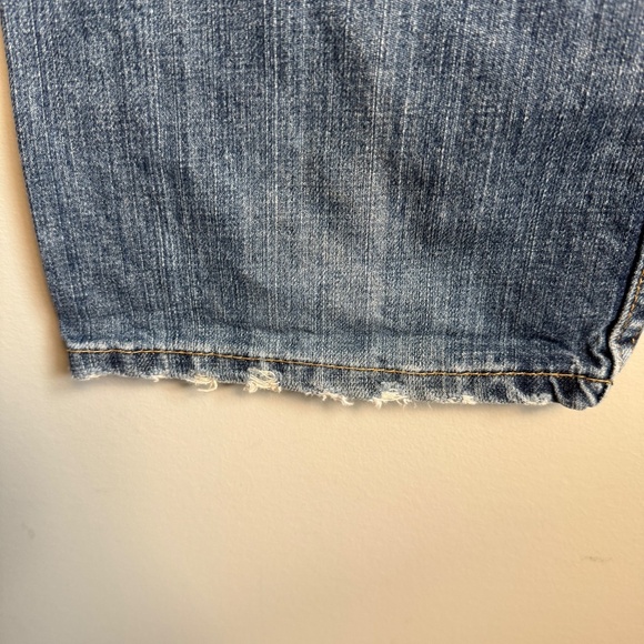 Levi's 505 Men's Medium Wash Blue Jeans Straight Leg Tag: 38x32 Casual Denim - Picture 6 of 16